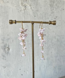 m.soeur（エムスール）の「ランタナのクリアピアス（ピアス（両耳用））」