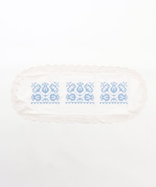 欧州航路(オウシュウコウロ)の「【欧州航路】サムシングブルーテーブルランナー(ランチョンマット/テーブルウェア・レディース・その他2/その他1・FREE)」の1枚目の写真