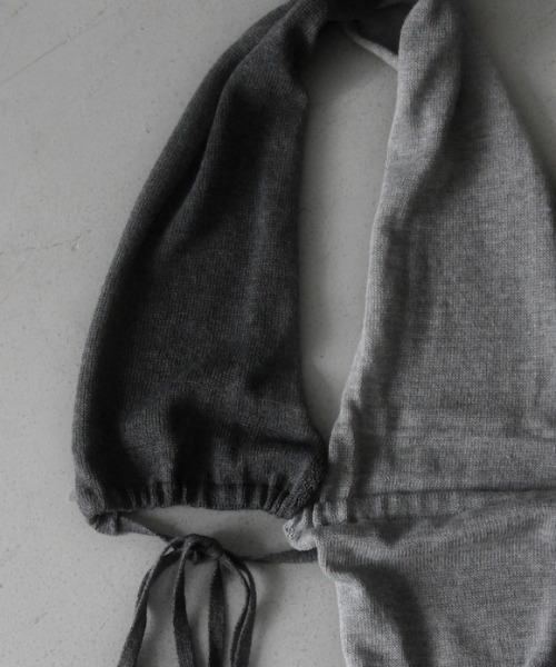 トップス kotohayokozawa Muffler bikini knit kotohayokozawa【コトハヨコザワ】muffler bikini knit 