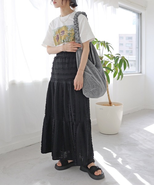 Crisp（クリスプ）の「【ZOZO限定】グリッターギャザーショルダーバッグ（ショルダーバッグ・レディース・ブラック/シルバー・FREE）」の8枚目の写真