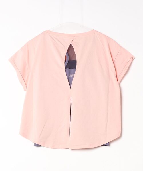 NERGY（ナージー）の「ナージージャパン NERGY レイヤードTシャツ_（Tシャツ/カットソー・レディース・ピンク/ライトグレー/ブルー・M/L）」の4枚目の写真