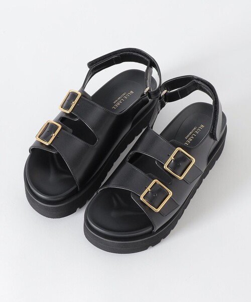 BLUE LABEL CRESTBRIDGE（ブルーレーベルクレストブリッジ）の「ベルトサンダル（サンダル・レディース・オフホワイト/ブラック・M/S）」の2枚目の写真