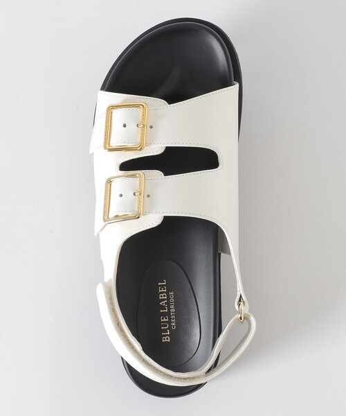 BLUE LABEL CRESTBRIDGE（ブルーレーベルクレストブリッジ）の「ベルトサンダル（サンダル・レディース・オフホワイト/ブラック・M/S）」の8枚目の写真