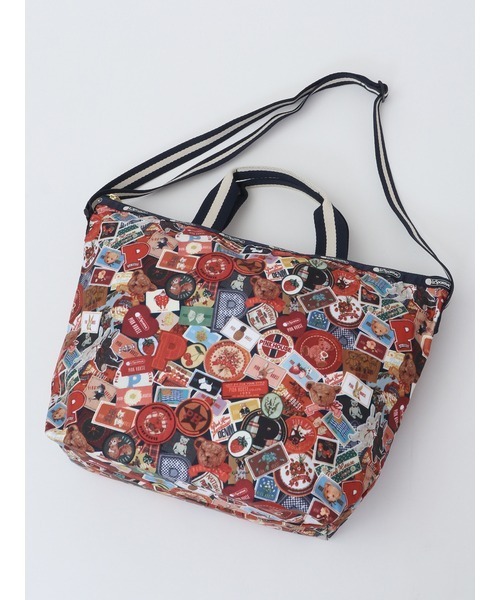 PINK HOUSE(ピンクハウス)の「【 LeSportsac × PINK HOUSE 】DELUXE EASY CARRY TOTE PH Wappen Party(ショルダーバッグ・レディース・ネイビー・フリー)」の5枚目の写真