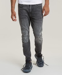 D-STAQ 3D SLIM JEANS/立体裁断スリムテーパードジーンズ/ヴィンテージ加工