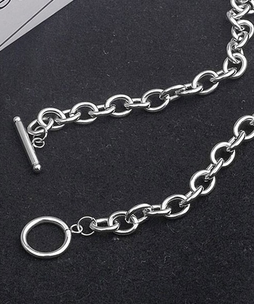 DiamondHearts（ダイヤモンドハーツ）の「マンテルチェーンネックレス（ネックレス・メンズ・シルバー・FREE）」の5枚目の写真