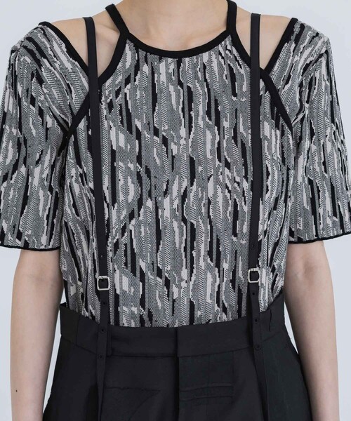 IHNN(イン)の「【IHNN/イン】BONDING SUSPENDER PANTS(その他パンツ・レディース・ベージュ/ブラック・36/38)」の19枚目の写真