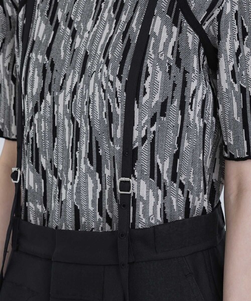 IHNN(イン)の「【IHNN/イン】BONDING SUSPENDER PANTS(その他パンツ・レディース・ベージュ/ブラック・36/38)」の20枚目の写真