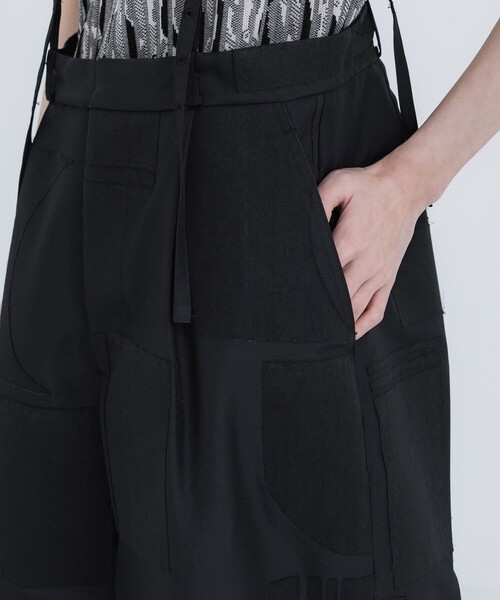 IHNN(イン)の「【IHNN/イン】BONDING SUSPENDER PANTS(その他パンツ・レディース・ベージュ/ブラック・36/38)」の21枚目の写真