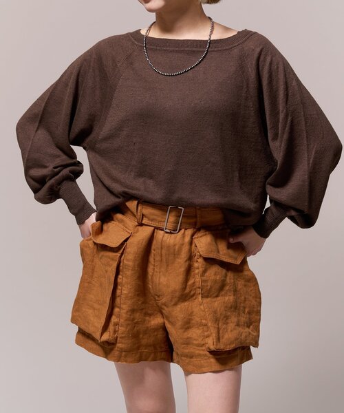 【IENA LA BOUCLE】Bizarre ロングスリーブプルオーバー 新品 IENA LA BOUCLE（イエナラブークル）の「IENA LA BOUCLE LEUVEN