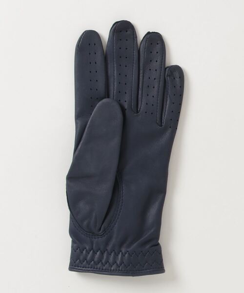 RLX GOLF（アールエルエックスゴルフ）の「レディース レザー ゴルフ グローブ - レフト ハンド（ゴルフグッズ・レディース・ネイビー系1・XL/S/M/L/M/L）」の4枚目の写真