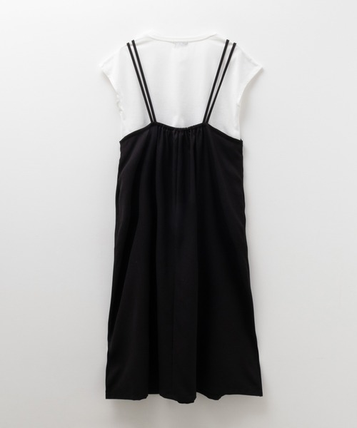 NAVY(ネイビー)の「NAVY 麻ライクキャミソールワンピース+Tシャツセット アンサブル(ワンピース・レディース・ベージュ/ブラック/カーキ・M/L/XL/S)」の15枚目の写真