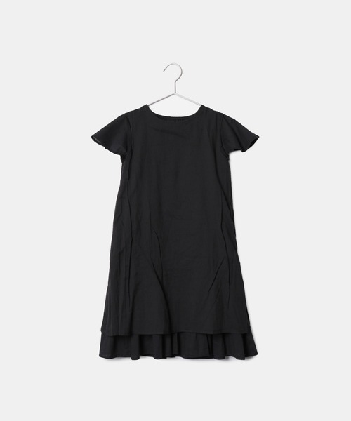 ROPE' PICNIC(ロペピクニック)の「【KIDS】INDIAフレア袖ティアードワンピース/リンクコーデ(ワンピース・キッズ・ブルー/ブラック・120/110/150/140/130)」の5枚目の写真