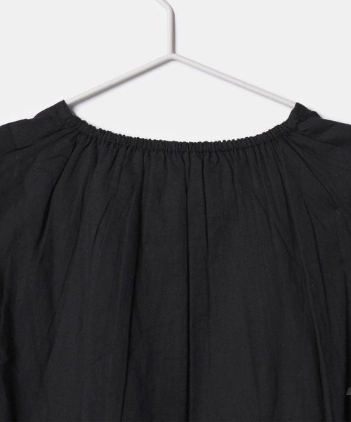 ROPE' PICNIC(ロペピクニック)の「【KIDS】INDIAフレア袖ティアードワンピース/リンクコーデ(ワンピース・キッズ・ブルー/ブラック・120/110/150/140/130)」の7枚目の写真