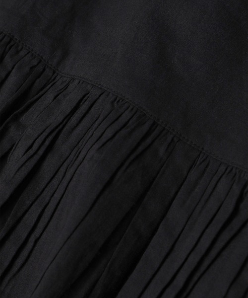 ROPE' PICNIC(ロペピクニック)の「【KIDS】INDIAフレア袖ティアードワンピース/リンクコーデ(ワンピース・キッズ・ブルー/ブラック・120/110/150/140/130)」の11枚目の写真