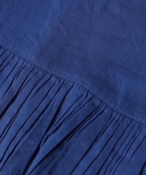 ROPE' PICNIC(ロペピクニック)の「【KIDS】INDIAフレア袖ティアードワンピース/リンクコーデ(ワンピース・キッズ・ブルー/ブラック・120/110/150/140/130)」の14枚目の写真