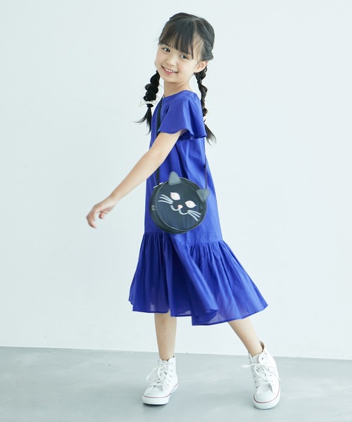 ROPE' PICNIC(ロペピクニック)の「【KIDS】INDIAフレア袖ティアードワンピース/リンクコーデ(ワンピース・キッズ・ブルー/ブラック・120/110/150/140/130)」の22枚目の写真