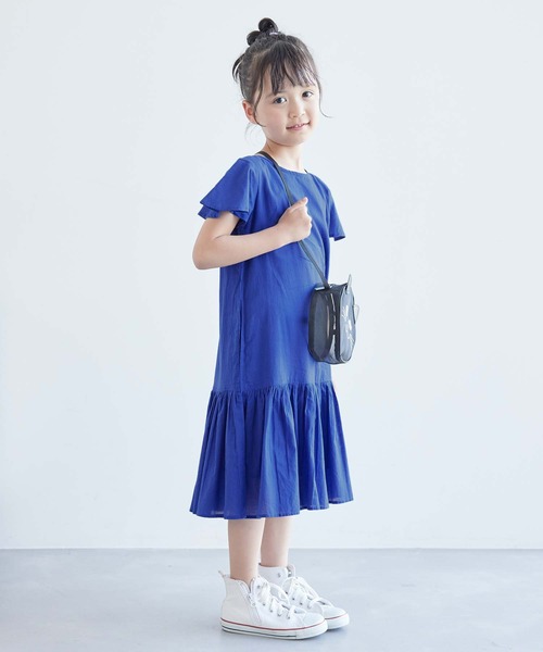 ROPE' PICNIC(ロペピクニック)の「【KIDS】INDIAフレア袖ティアードワンピース/リンクコーデ(ワンピース・キッズ・ブルー/ブラック・120/110/150/140/130)」の17枚目の写真
