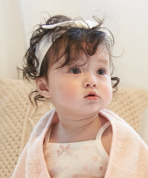 petit main(プティマイン)の「アソートヘアバンド(その他ベビー用品・キッズ・オフホワイト/ライトピンク/ラベンダー・FREE)」の10枚目の写真