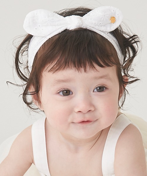 petit main(プティマイン)の「アソートヘアバンド(その他ベビー用品・キッズ・オフホワイト/ライトピンク/ラベンダー・FREE)」の18枚目の写真