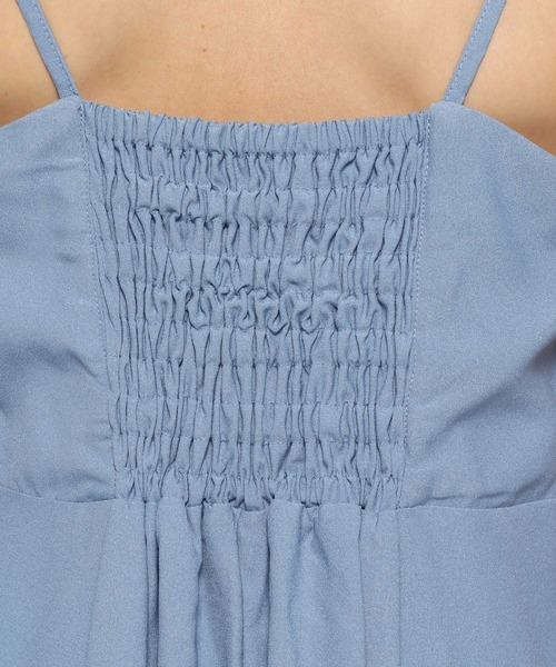 mysty woman（ミスティウーマン）の「ティアードフリルキャミワンピース　121025（ワンピース・レディース・ブラック/ブルー/ホワイト系その他・FREE）」の18枚目の写真