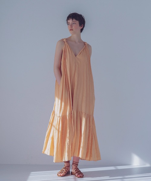 venit（ヴェニット）の「VENIT / linen pleats dress(リネンプリーツ 