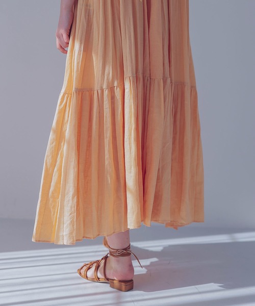 venit（ヴェニット）の「VENIT / linen pleats dress(リネンプリーツ 