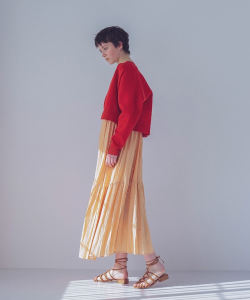 venit（ヴェニット）の「VENIT / linen pleats dress(リネンプリーツ