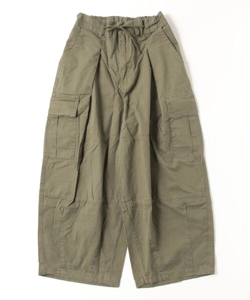 ムラサキスポーツ（ムラサキスポーツ）の「【ムラサキスポーツ限定】KOREA/コリア ワイドルーズシルエット カーゴパンツ 韓国ストリート NZ5FMOIN（カーゴパンツ・レディース・カーキ/ブラウン・FREE）」の14枚目の写真