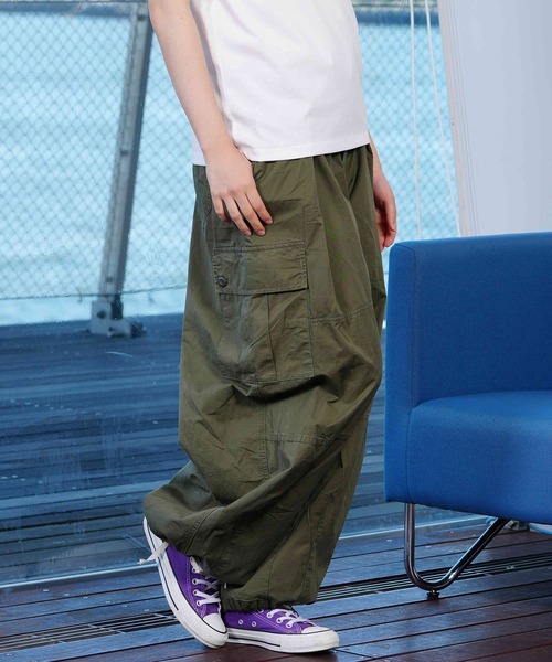 韓国風 ニー ライン カーゴ パンツ M XL 20563-m-01-pl.jpg