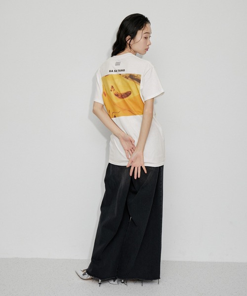 ADAM ET ROPE'（アダムエロペ）の「【TANGTANG for ADAM ET ROPE'】別注GASATANG  MINIUYUNIGT-877(THISCAROFMINE)（Tシャツ/カットソー・レディース・ホワイト・S）」の9枚目の写真