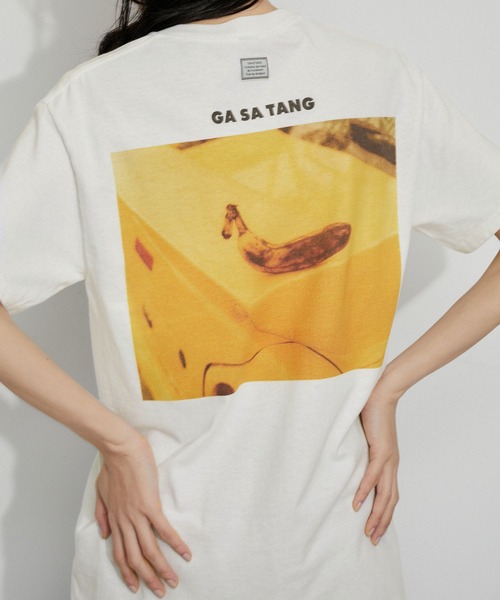ADAM ET ROPE'（アダムエロペ）の「【TANGTANG for ADAM ET ROPE'】別注GASATANG  MINIUYUNIGT-877(THISCAROFMINE)（Tシャツ/カットソー・レディース・ホワイト・S）」の12枚目の写真