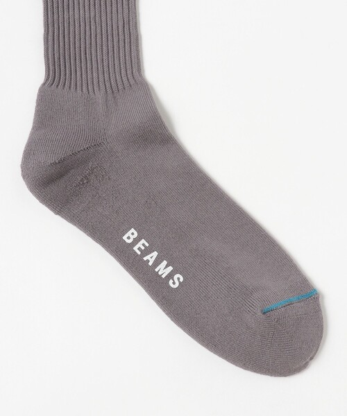 BEAMS（ビームス）の「フェイク レイヤード ソックス（ソックス/靴下・メンズ・グレー/ブラック/ネイビー・ONE SIZE）」の5枚目の写真