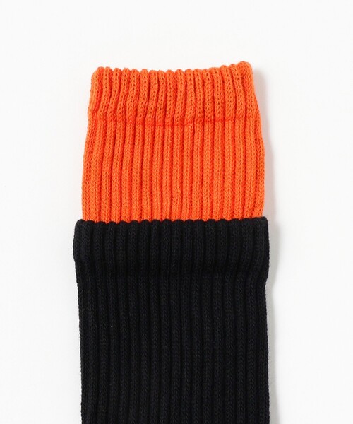 BEAMS（ビームス）の「フェイク レイヤード ソックス（ソックス/靴下・メンズ・グレー/ブラック/ネイビー・ONE SIZE）」の6枚目の写真