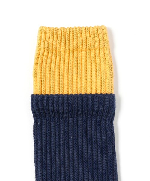 BEAMS（ビームス）の「フェイク レイヤード ソックス（ソックス/靴下・メンズ・グレー/ブラック/ネイビー・ONE SIZE）」の8枚目の写真