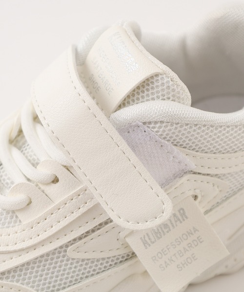 URBAN CHERRY（アーバンチェリー）の「サイドロゴタグデザインボリュームソールスニーカー（スニーカー・キッズ・ホワイト/パープル・18.5cm/18.0cm/17.5cm/17.0cm/21.0cm/20.5cm/20.0cm/19.5cm/19.0cm）」の11枚目の写真