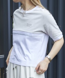 Firsthand | Firsthand/ファーストハンド オーガニックコットンリンガーカラーブロックTシャツ(Tシャツ/カットソー)