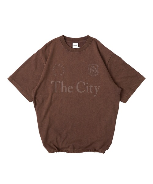 main story■Tシャツ■ブラウン■8y DRAWCODE GAME T/ドローコードゲームT（Tシャツ/カットソー