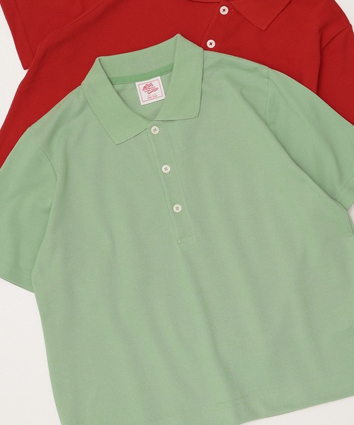 JEMORGAN（ジェーイーモーガン）の「【JEMORGAN / ジェーイーモーガン】カノコMINIポロシャツ（ポロシャツ・レディース・ブラック/ホワイト/グレー/レッド系/グリーン系/ネイビー/イエロー・F）」の4枚目の写真