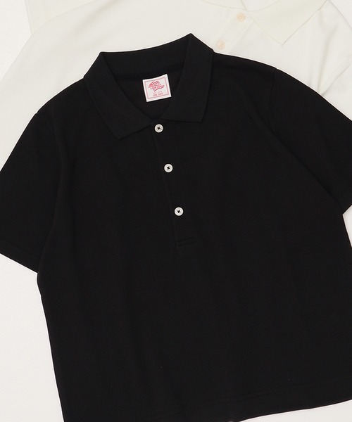 JEMORGAN（ジェーイーモーガン）の「【JEMORGAN / ジェーイーモーガン】カノコMINIポロシャツ（ポロシャツ・レディース・ブラック/ホワイト/グレー/レッド系/グリーン系/ネイビー/イエロー・F）」の2枚目の写真