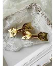 PHILLY（フィリー）の「【2点SET】メタルミニリボンピン（ヘアピン）」