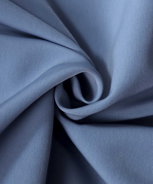 SITRY(シトリー)の「Silky Drape Open Color Shirt/シルキードレープ 半袖 オープンカラーシャツ レディース メンズ(シャツ/ブラウス・メンズ・グレイッシュベージュ/ブラック/モカ/ホワイト/グリーン/サックスブルー・XL/L/M)」の16枚目の写真