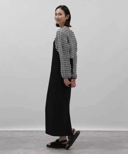 LAKOLE（ラコレ）の「ポップコーンボレロ / 121036（カーディガン/ボレロ・レディース・ネイビー系8/ブラック/アイボリー・SMALL/MEDIUM）」の16枚目の写真