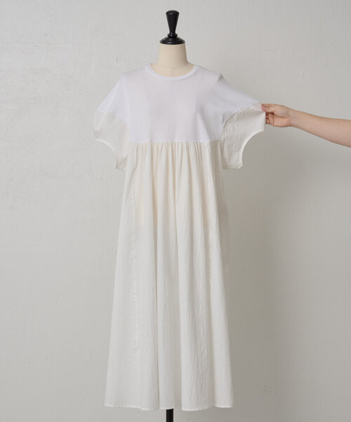 新品タグ付きBEARDSLEY 袖バルーンワッシャーワンピース BEARDSLEY（ビアズリー）の「袖バルーンワッシャーワンピース