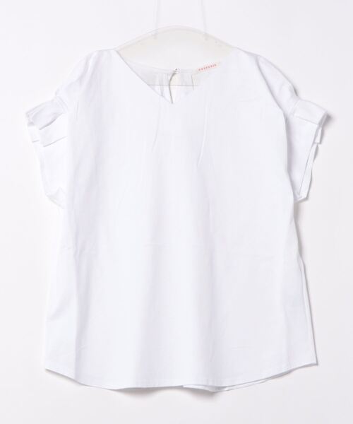 PREFERIR（プレフェリール）の「袖タック 半袖Tシャツ（Tシャツ/カットソー・レディース・ネイビー/ブラック/ホワイト・LARGE/MEDIUM）」の9枚目の写真