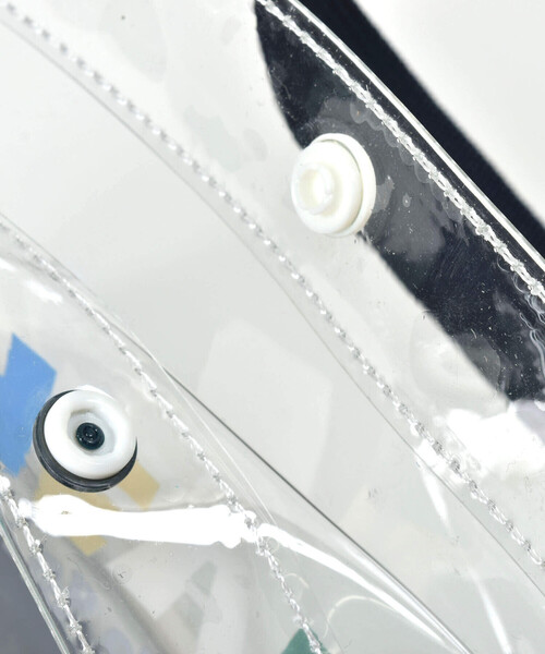 SLAP SLIP（スラップスリップ）の「恐竜プリントフリル持ち手リボン付きキラキラスイムバッグ（スイムグッズ・キッズ・ネイビー/パープル系その他/グリーン/ホワイト系その他2・FREE）」の11枚目の写真