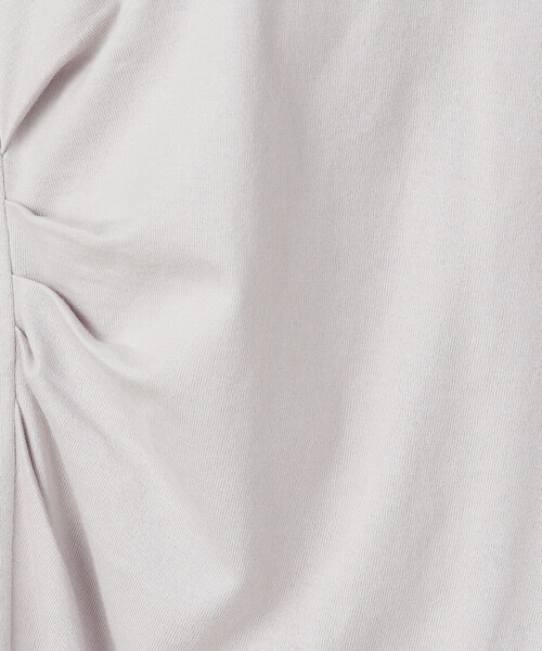 COMME CA ISM(コムサイズム)の「綿100% アシンメトリーデザイン Tワンピース(ワンピース・レディース・モカ/ライトグレー/ターコイズブルー/ブラック・MEDIUM/LARGE)」の21枚目の写真