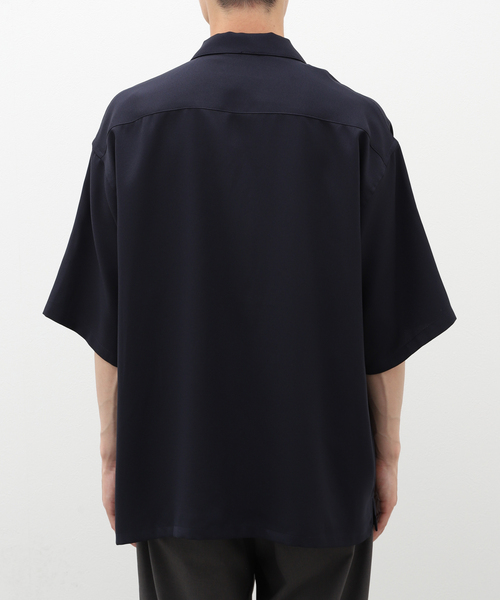 417 EDIFICE(フォーワンセブンエディフィス)の「【Plan Tech】アムンゼンオープンカラーシャツ”セットアップ着用可能”(シャツ/ブラウス・メンズ・ブルー系その他/ネイビー/ベージュ/チャコールグレー・SMALL/X-LARGE/LARGE/MEDIUM)」の6枚目の写真