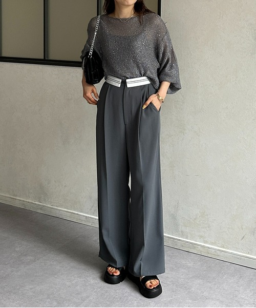Thevon(ゼボン)の「厚底ベルトサンダル(サンダル・レディース・ブラック/シルバー・L/M/S)」の5枚目の写真