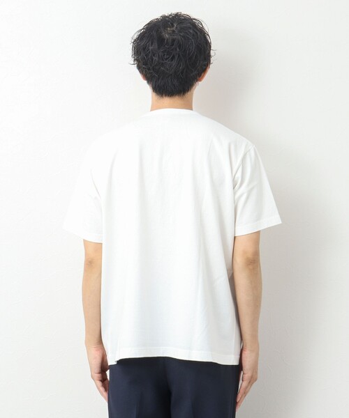 BARNS OUTFITTERS（バーンズアウトフィッターズ）の「【BARNS OUTFITTERS/バーンズアウトフィッターズ】別注 TUBE Tシャツ learn from yesterday（Tシャツ/カットソー・メンズ・ピンク/グレイッシュベージュ/ホワイト/チャコールグレー・M/S/L）」の7枚目の写真